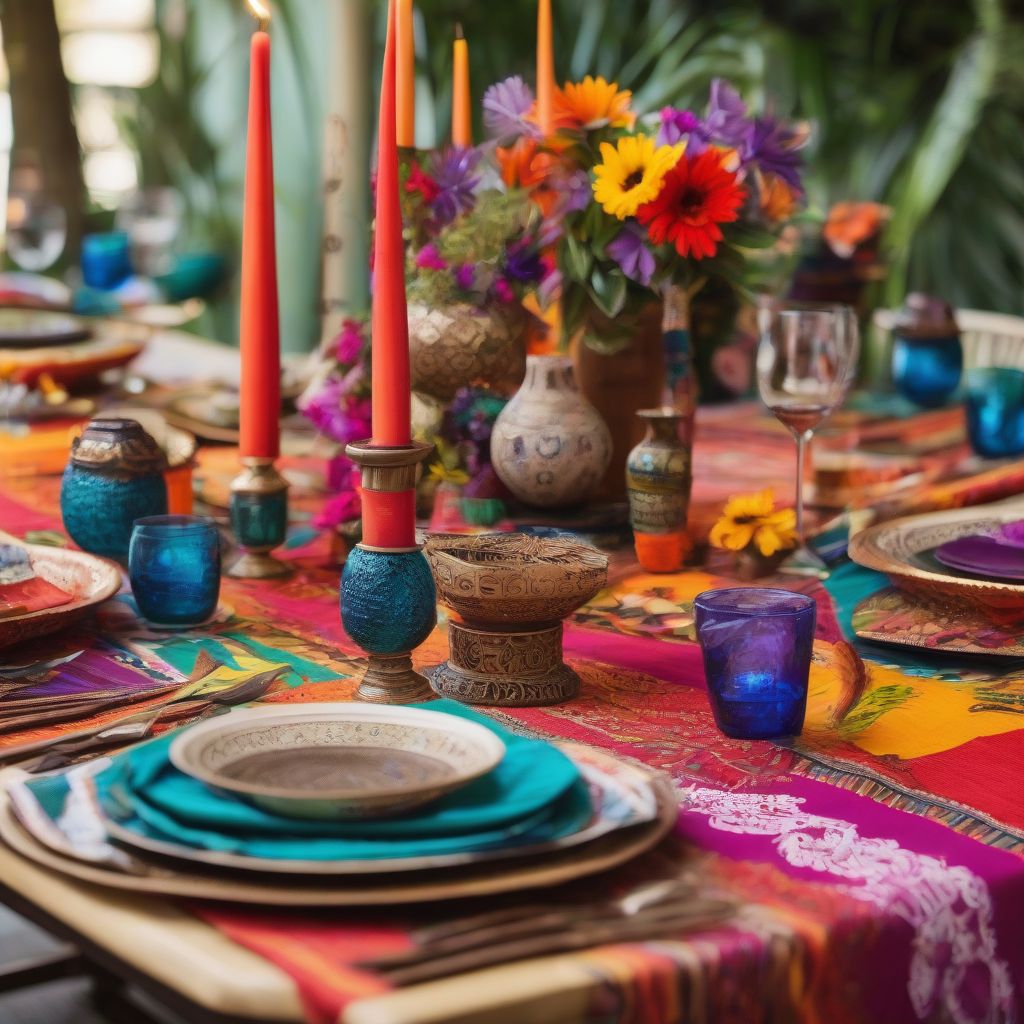 Global Dinner Party Table Setting