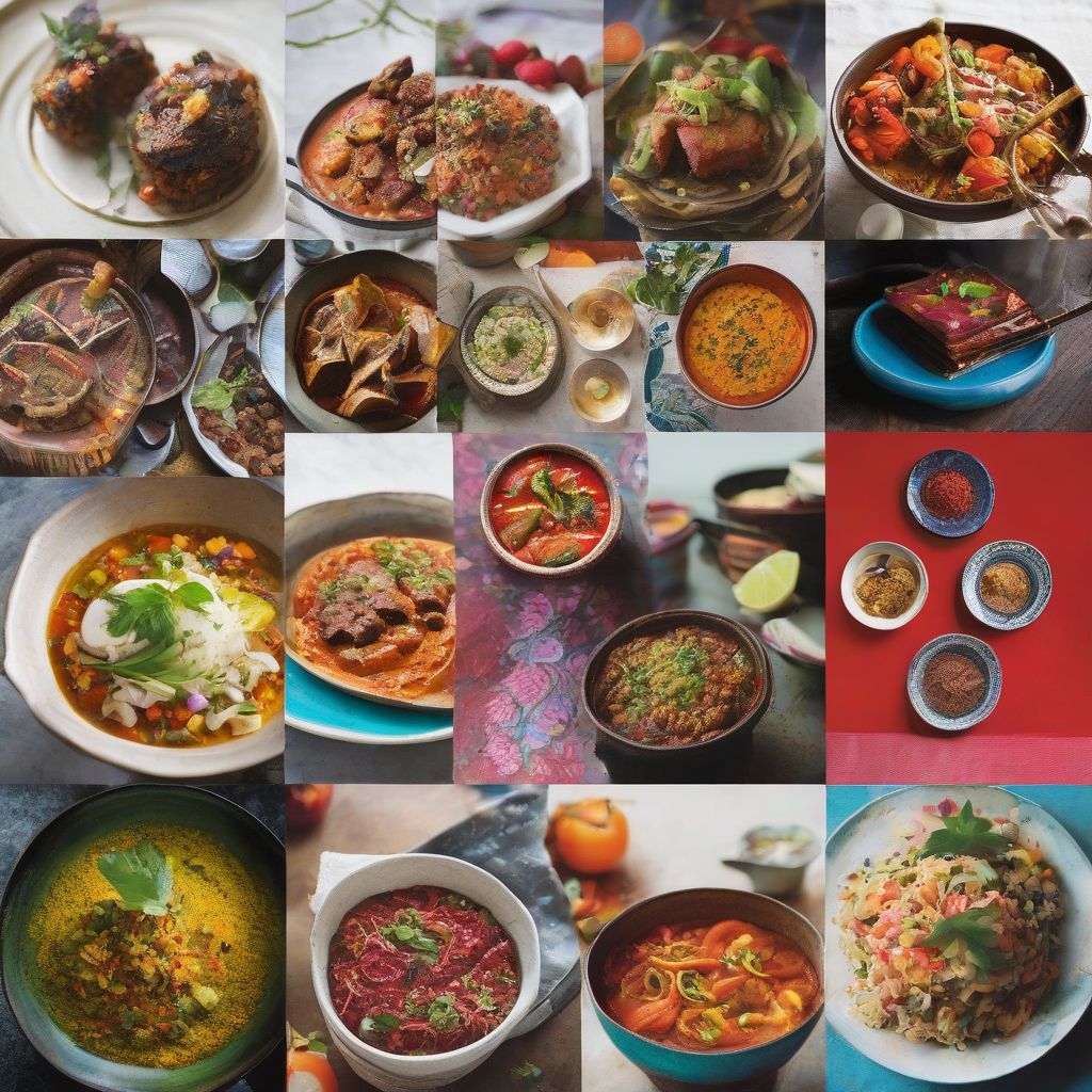 International Cookbooks Collage 