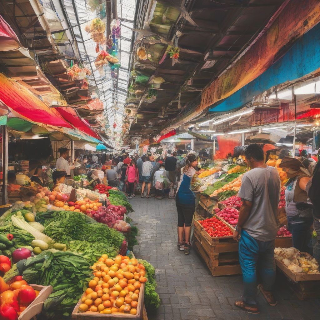 Exploring a Local Food Market