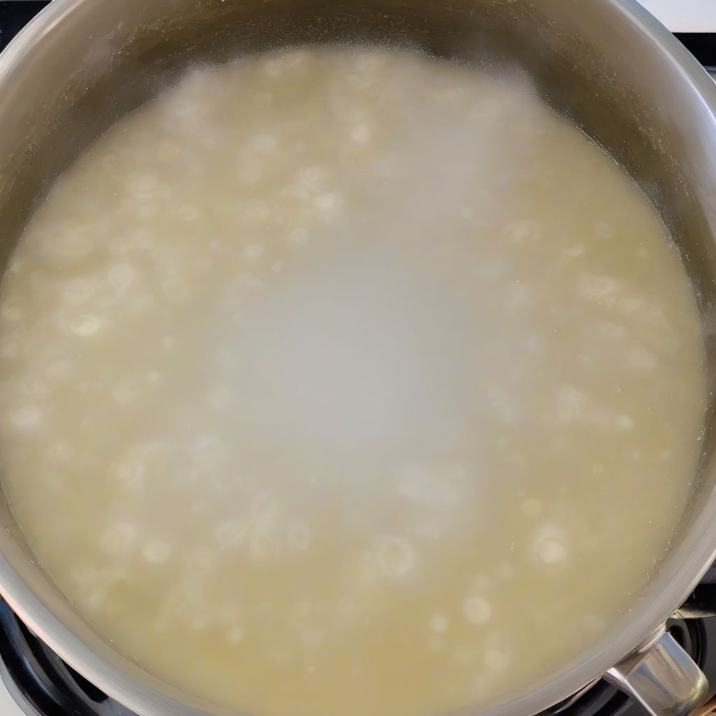 Pot of Boiling Water for Pasta