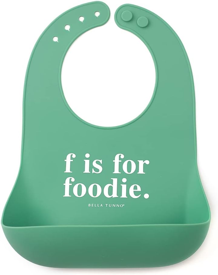 Bella Tunno Wonder Bib – Waterproof Silicone Bibs for Boys & Girls, Non-toxic & BPA Free Silicone Baby Bibs & Toddler Bibs