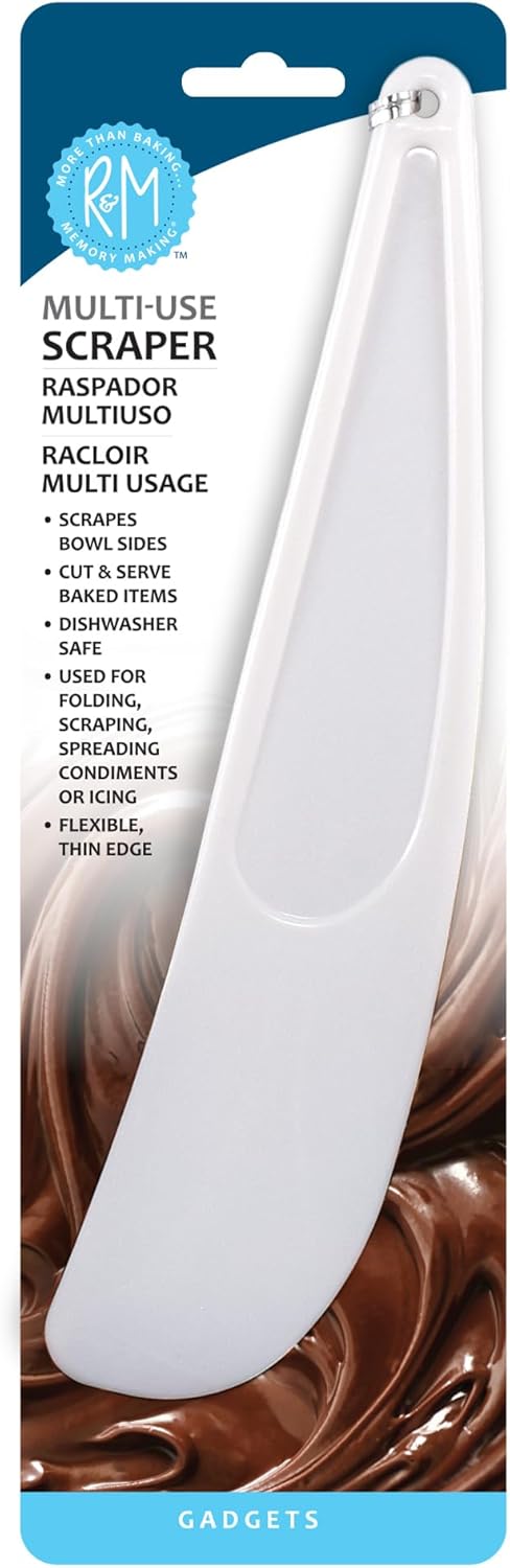 R&M International 4203 Baking Spatula Scraper, 10.75