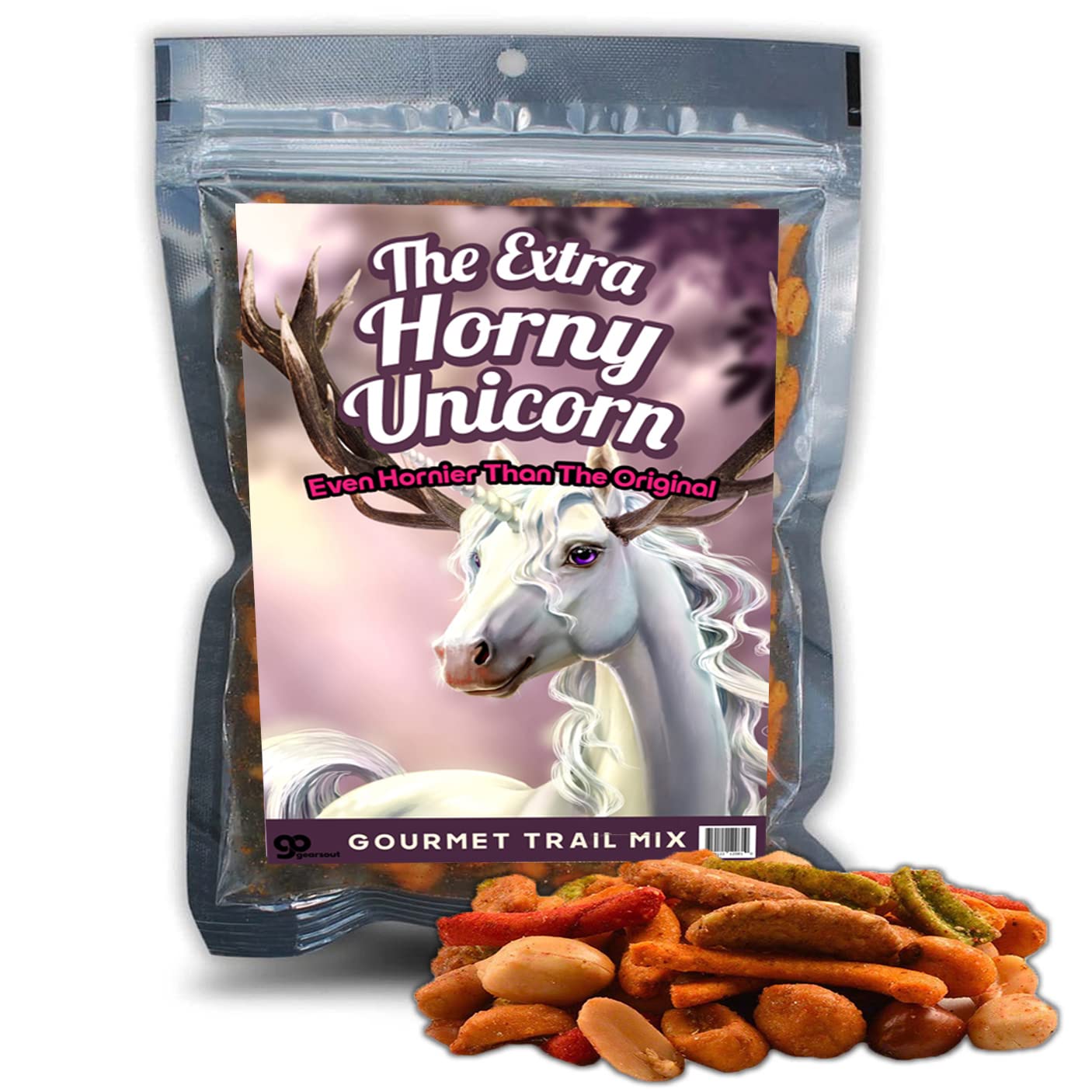 Unicorn Trail Mix - Gourmet Food Gifts for Womens Stockings - Weird Unicorn Gag Gift for Unicorn Lovers - Secret Snowman Idea - Funny Easter Basket Fillers - Stocking Stuffers