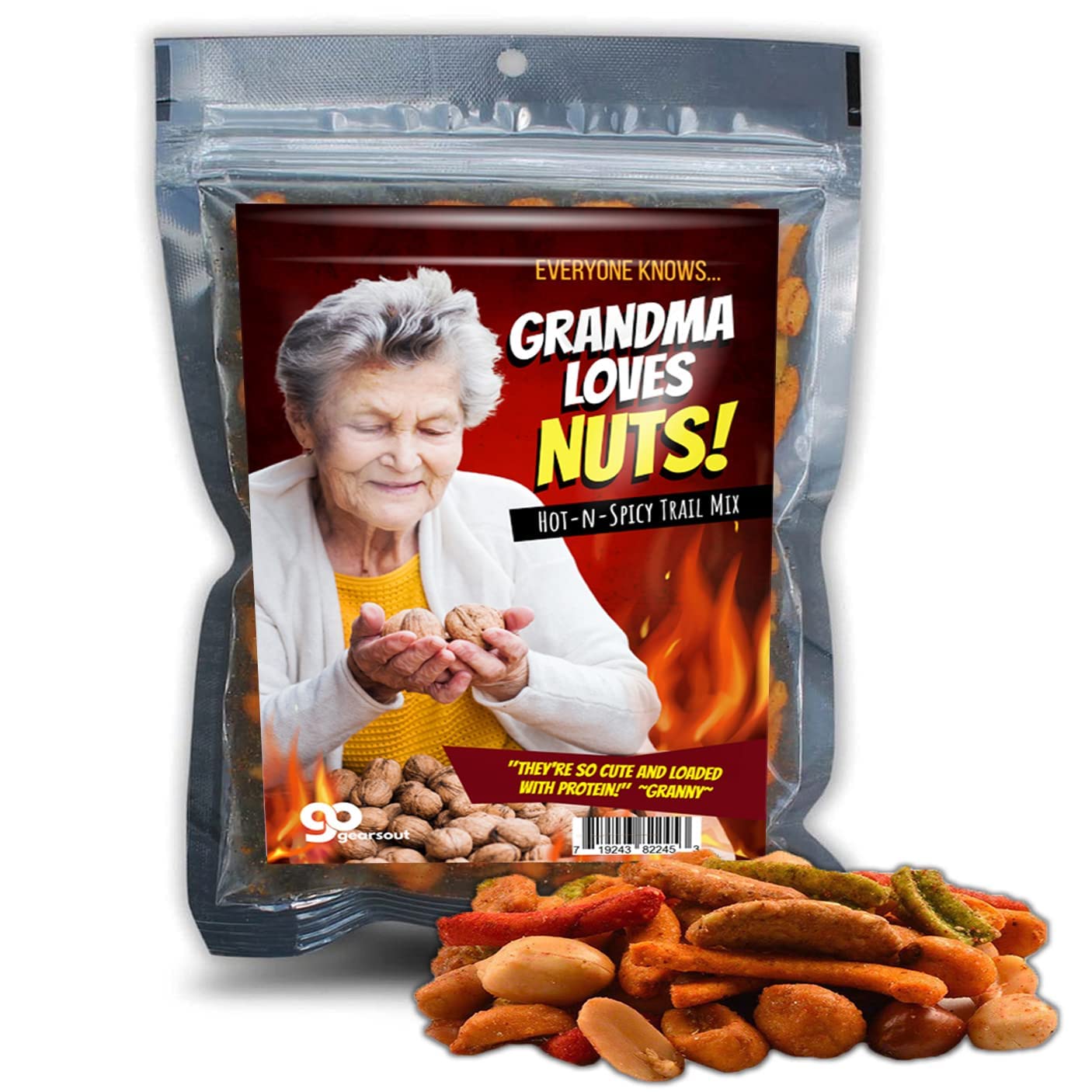 Funny Trail Mix Gift Ideas - Hilarious Stocking Stuffers for Men Food - Spicy Gifts for Men - Funny Foods Gifts - Gourmet Basket Ideas Care Packages Novelty Christmas Gag Gifts for Adults Teenagers Boys Girls Husbands Friends Coworker (Grandma)