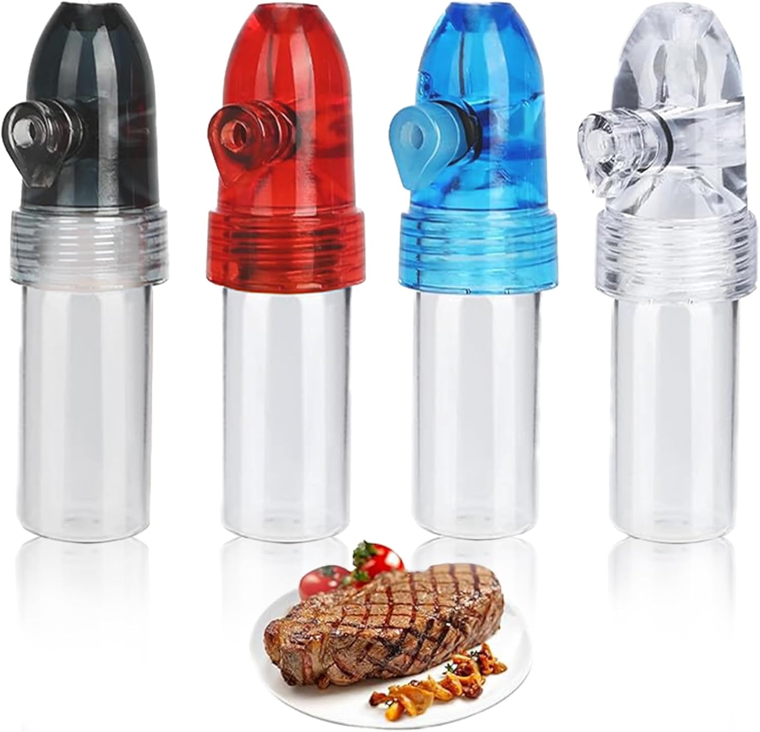 Mini Salt and Pepper Shakers Spice Storage for Outdoor Activities Traveling Cooking (2.67