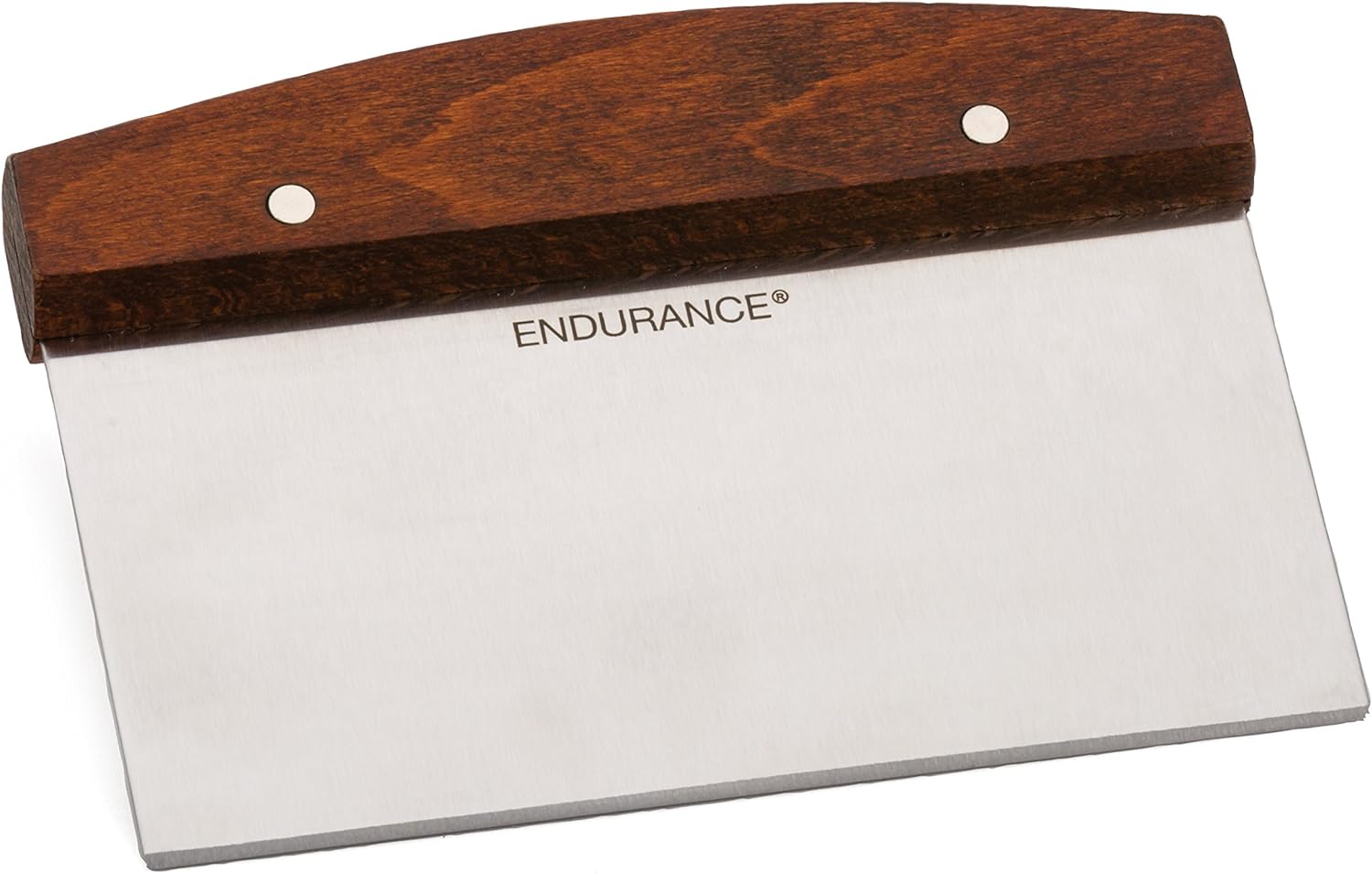 RSVP International Endurance Kitchen Collection, Pastry Baking Accessories, Bench Scraper, Stainless Steel