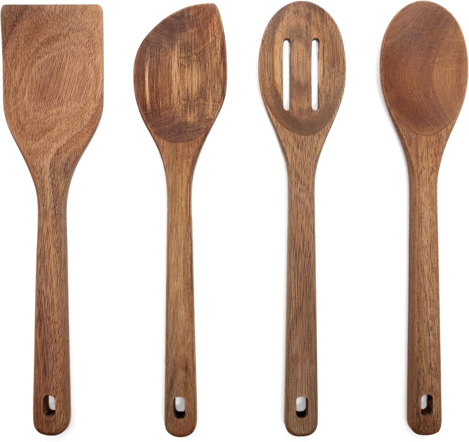 Lipper International Acacia Wood Cooking Tools, Set of 4